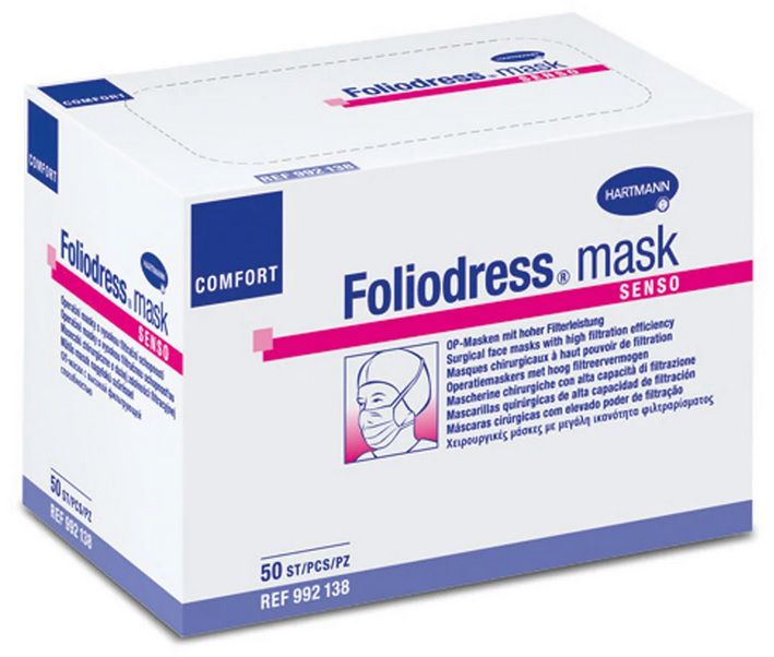 Foliodress mask protect senso grün OP-Masken